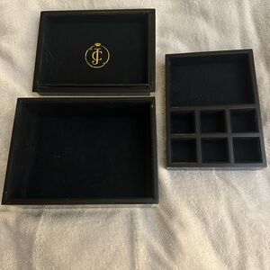 Vintage black Juicy Couture Jewelry Box Set